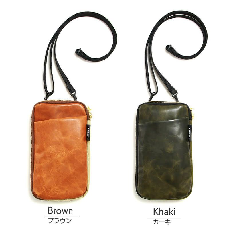 スマホショルダー ショルダーバッグ 革 ポーチ ポシェット 本革