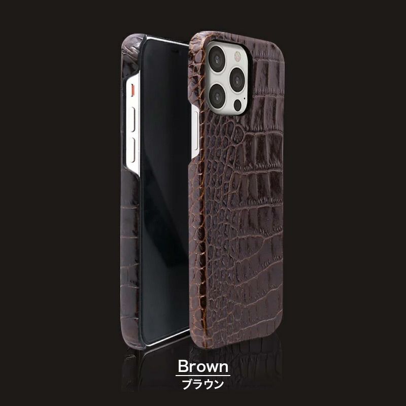 iPhone14 Pro / iPhone 14 ケース ブランド 本革 スマホケース レザー 革 背面 高級イタリアンレザーを使用した背面型iPhoneケース
