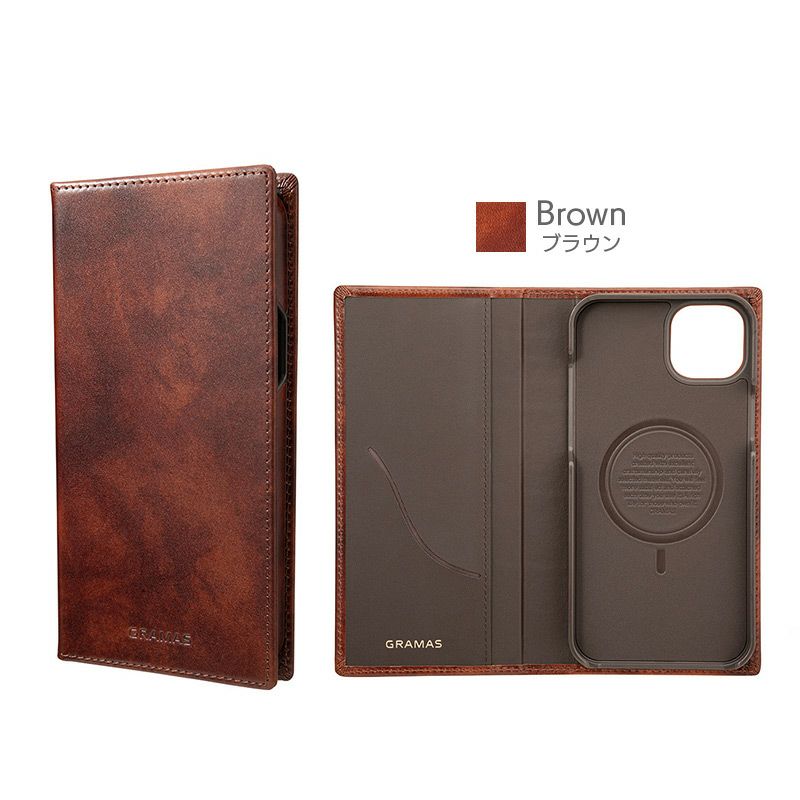 iPhone14Pro / iPhone14ProMax / iPhone14 / iPhone14Plus ケース 手帳型 ブランド 本革 スマホケース ミュージアムカーフ レザー
