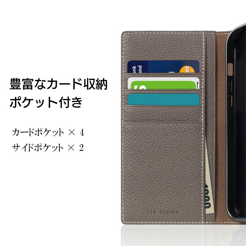 iPhone14 ケース 手帳型 ブランド 本革 スマホケース レザー 革