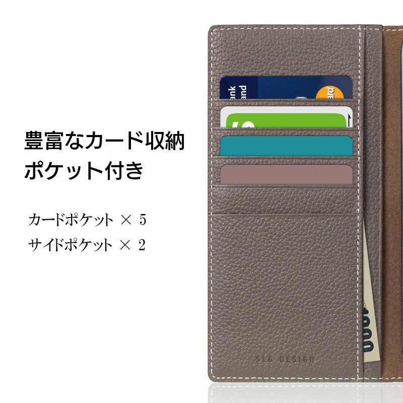 iPhone14Plus ケース 手帳型 本革 ブランド スマホケース レザー