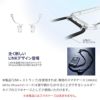 iPhone スマホショルダー クリア ABSOLUTE ストラップ + LINK (クリア) for LINKASE AIR iPhone14 シリーズ 専用