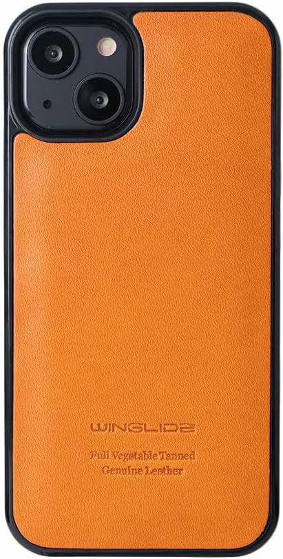 iPhone14Pro / iPhone14ProMax / iPhone14 / iPhone14Plus ケース ブランド 本革 スマホケース 栃木レザー キャメル