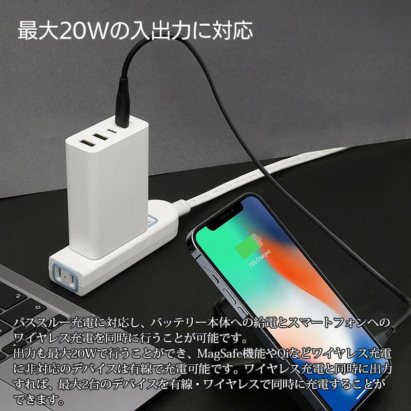 Magsafe対応 Momax Q Mag Power マグネット式ワイヤレスバッテリー Iphone 充電器 モバイルバッテリー スマホアクセサリー