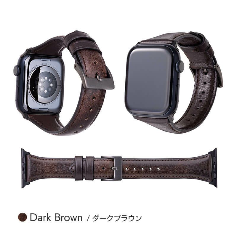 超特価 Apple Watch レザー バンド 41 40 38 ブラック nmef.com