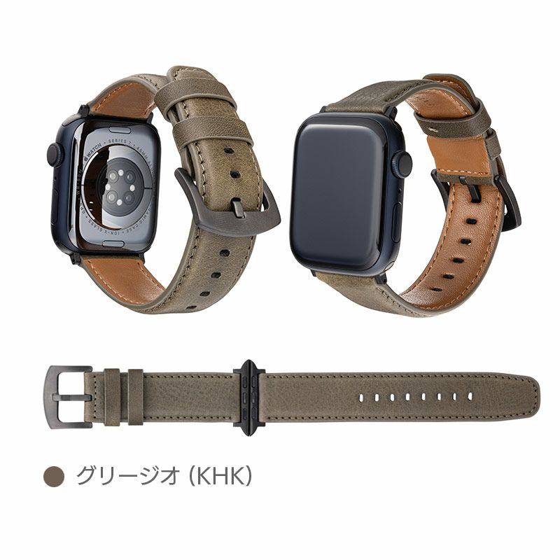 Applewatch 交換 バンド GRAMAS 本革 レザー おしゃれ グラマス 49 45 44 42 41 40 38 mm