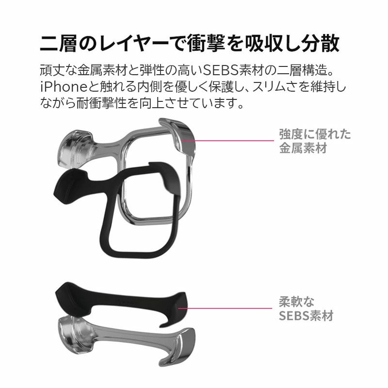 iPhone14 ProMax / iPhone 14 Pro ケース カバー 衝撃吸収 アイフォン 保護  アルミバンパー