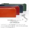 三角 ペンケース 本革 イタリアンレザー LOS ANGELES おしゃれ シンプル バケッタレザー 全4色