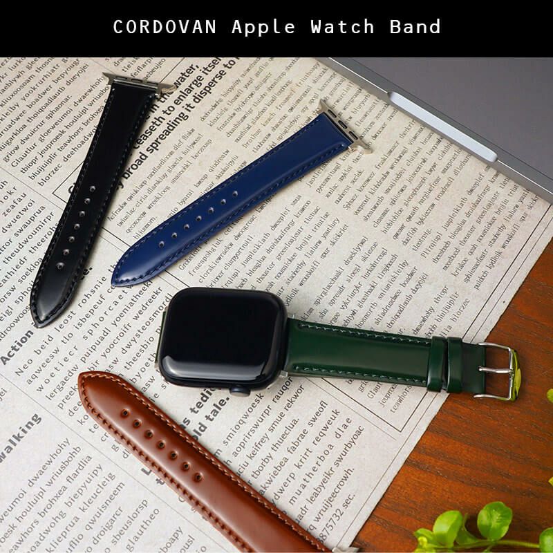 apple watch バンド ウルトラ 本革 おしゃれ 49mm 46mm 45mm 44mm 42mm コードバン