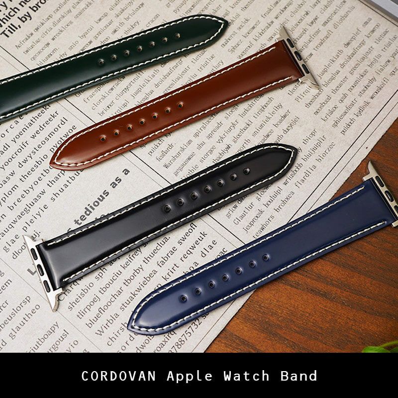apple watch バンド ウルトラ 本革 おしゃれ 49mm 46mm 45mm 44mm 42mm コードバン