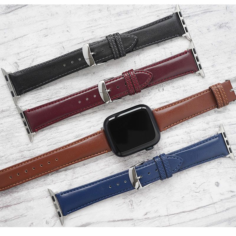 apple watch バンド  スコッチガードレザー ウルトラ 本革 おしゃれ 49mm 45mm 44mm 42mm 撥水 AppleWatch