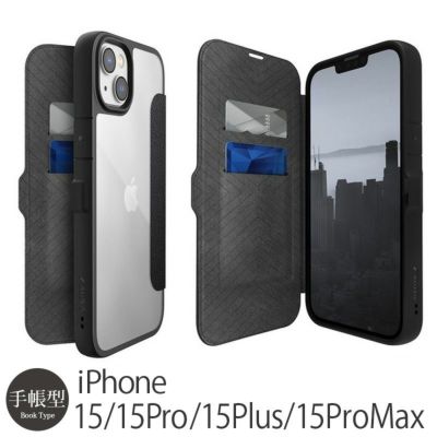 耐衝撃☆米軍MIL規格】 手帳型 RAPTIC Urban Folio iPhone15Pro 