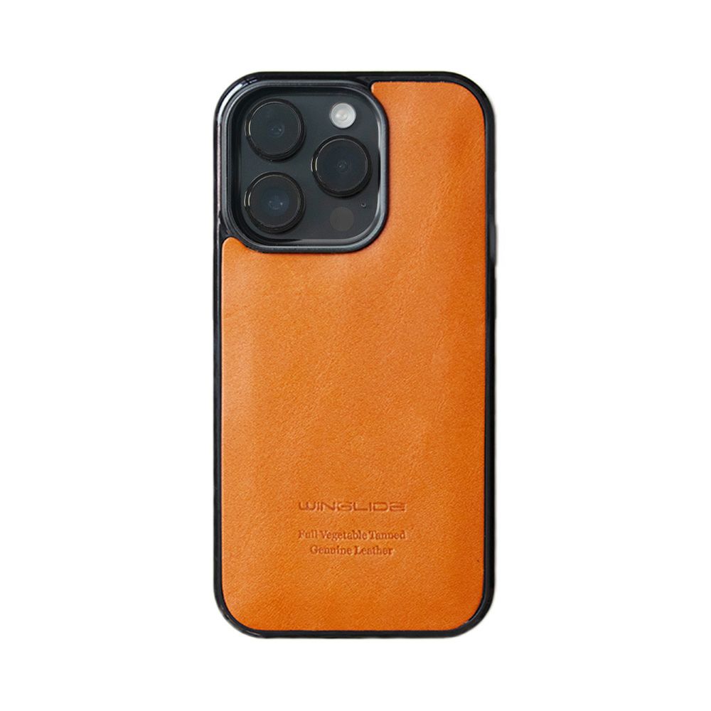 iPhone15Pro / iPhone15ProMax / iPhone15 / iPhone15Plus ケース ブランド 本革 スマホケース 栃木レザー キャメル