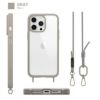 iPhone15 Pro / iPhone15 ProMax / iPhone 15 ケース ブランド クリア スマホケース ショルダー 透明 背面
