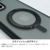 iPhone15 Pro / iPhone15 ProMax / iPhone 15 / iPhone15 Plus ケース 耐衝撃 スマホケース 半透明 MagSafe マグネットリング スタンド