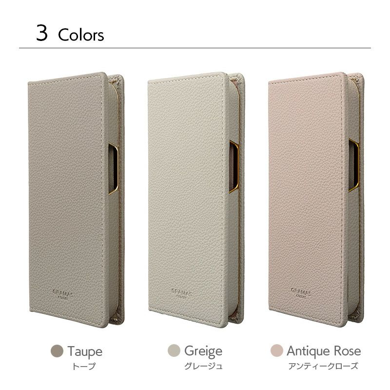 iPhone15 ケース 手帳型 ブランド スマホケース ヴィーガンレザー レザー 手帳 くすみカラー ゴールド キラキラ カード収納 耐衝撃
