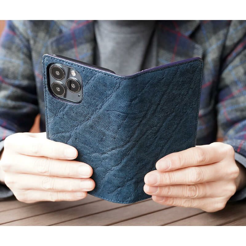 iPhone15 Pro ケース 手帳型 ブランド 本革 象 スマホケース レザー アイフォンケース