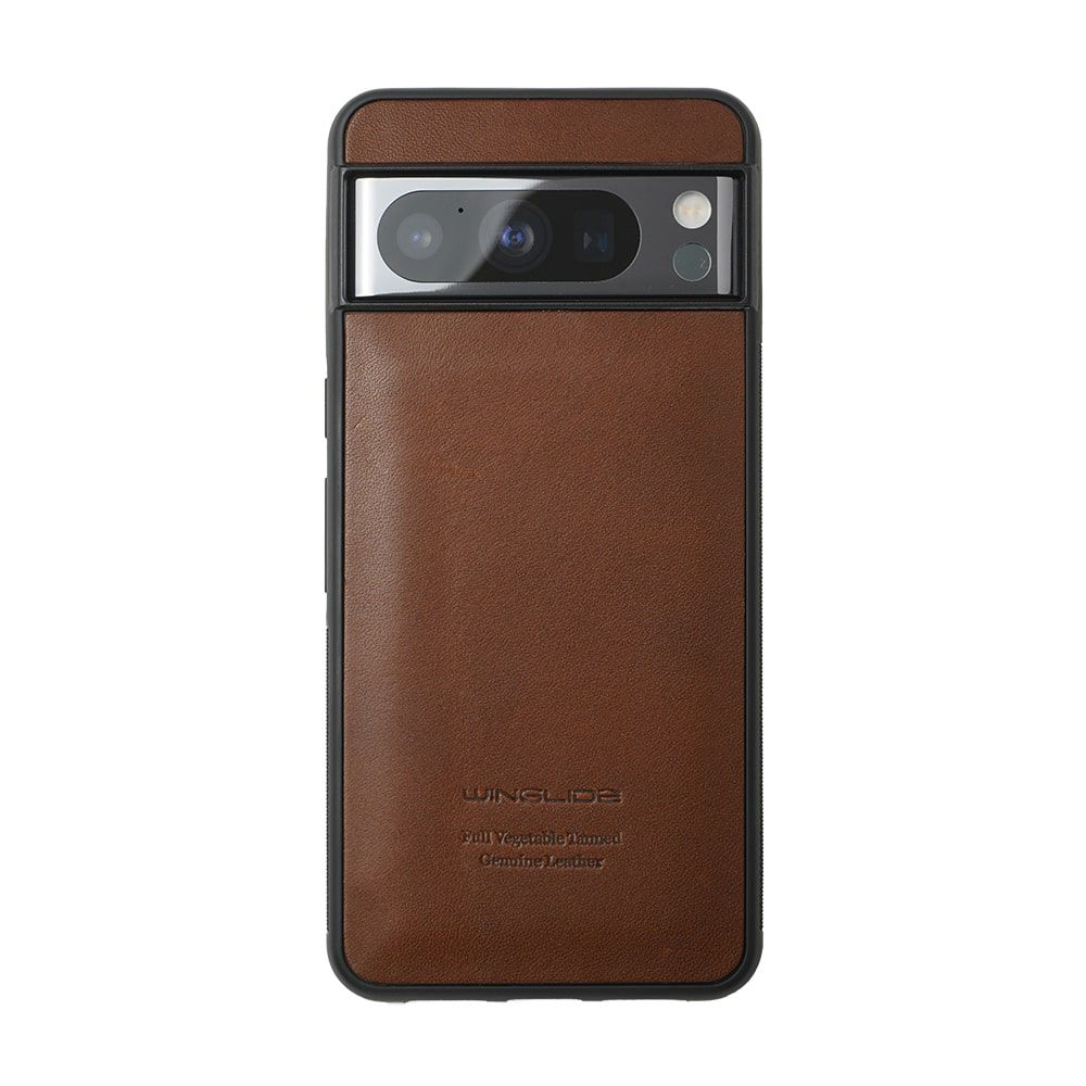 Google Pixel 8 / Google Pixel 8Pro ケース ブランド 本革 スマホケース 栃木レザー チョコ ダークブラウン 茶