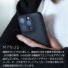 MYNUS iPhone15 ケース マイナス 薄型 スマホケース 背面ケース カバー