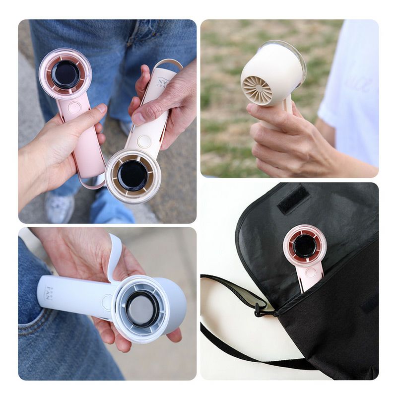 扇風機 ハンディファン コンパクト 小型 usb ハンディ扇風機 ベビーカー 自転車 ストラップ付