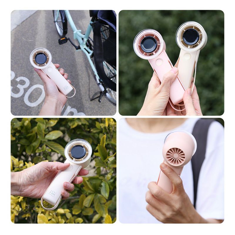 扇風機 ハンディファン コンパクト 小型 usb ハンディ扇風機 ベビーカー 自転車 ストラップ付