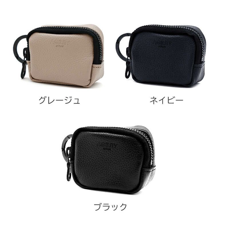 ミニポーチ カラビナ airpods ケース スマートキーケース おしゃれ レディース マルチポーチ メンズ 本革