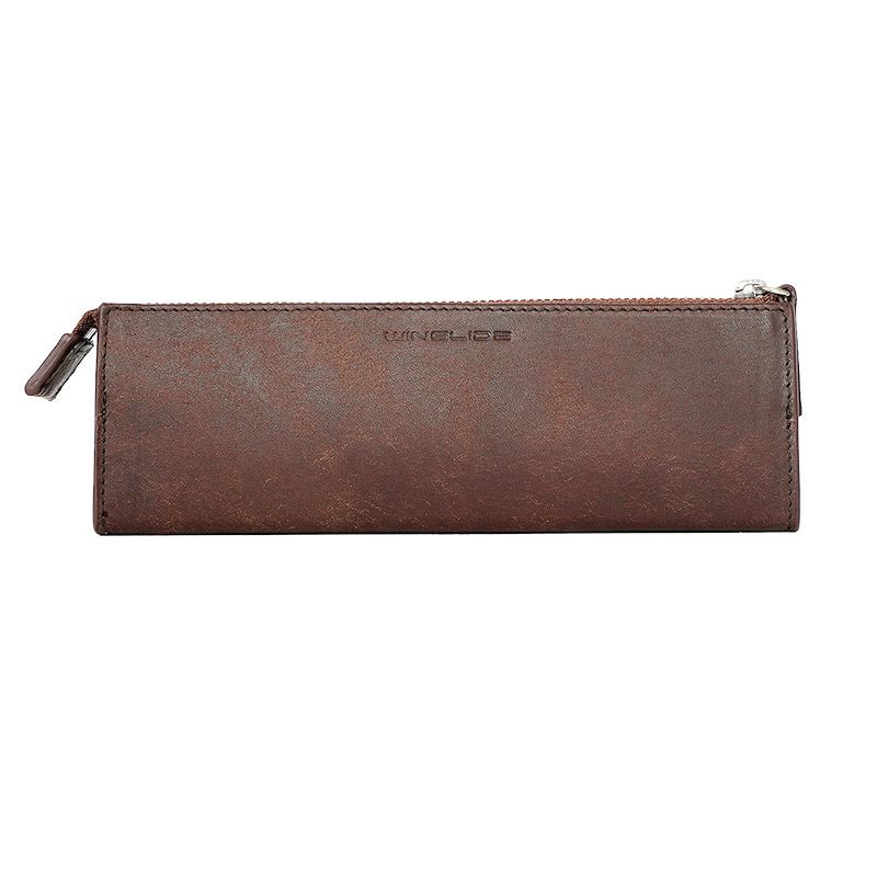 三角ペンケースはおしゃれな本革プエブロレザーがおすすめ