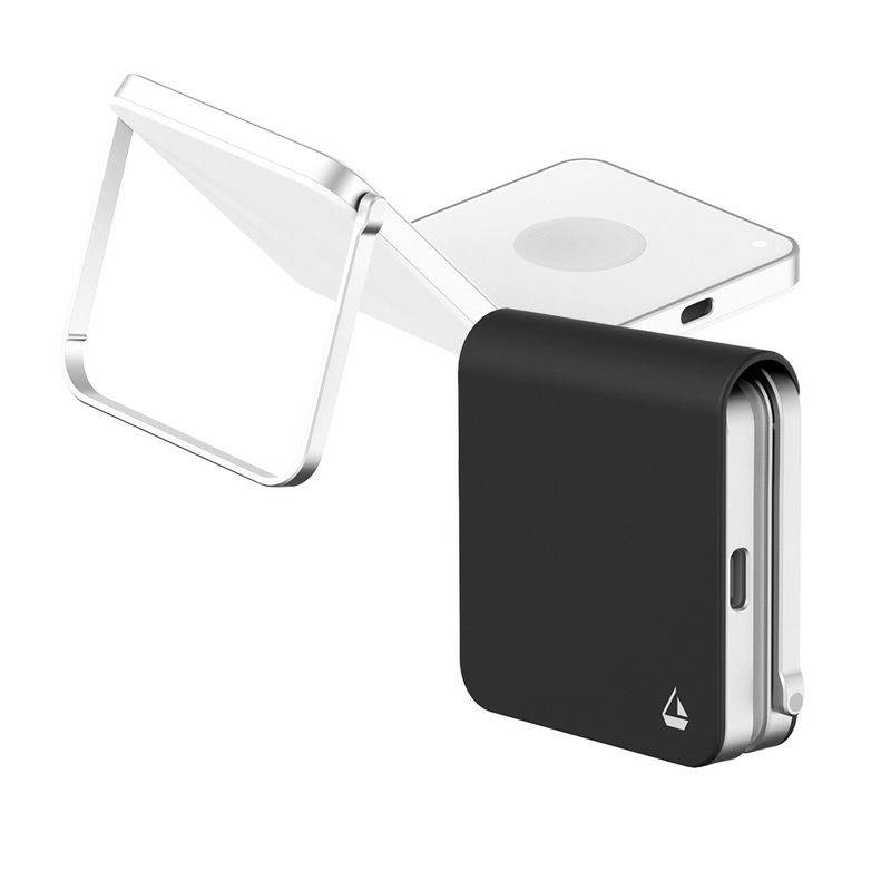 ワイヤレス充電 マグネット iPhone 充電器 軽量 コンパクト 充電器 携帯用 iphone 充電器 置くだけ Applewatch 充電器
