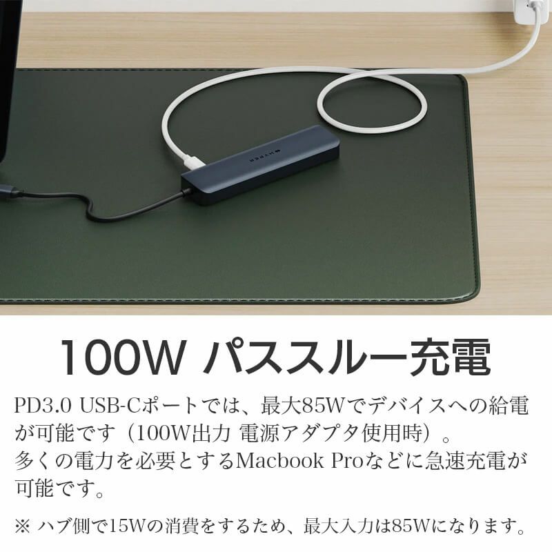 USBハブ USB タイプC type-c 4K HDMIポート usbポート USB Type-C ハブ Mac Chromebook Windows カードリーダー イーサネットケーブル