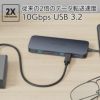 USB 3.2 ハブ usb Hyper 高速データ転送 タイプc Dual HDMI変換アダプター イーサネットアダプター 140W PD Hyper オーディオジャック