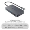 type C USB ハブ Apple 100W PD 高速データ転送 10Gbps USB-A Mac Chromebook Windows PC ノートPC 拡張ディスプレイ hdmi 2出力