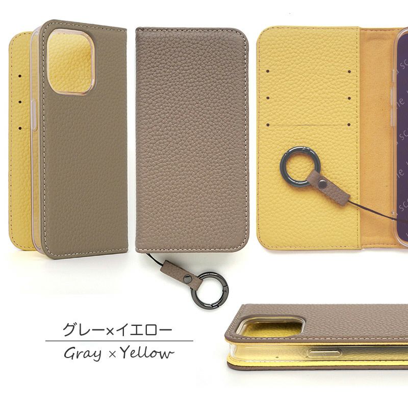 iPhone16 e /iPhone16 Pro / iPhone16 ProMax / iPhone 16 / iPhone16 Plus ケース 手帳型 ブランド 本革 スマホケース レザー バイカラー