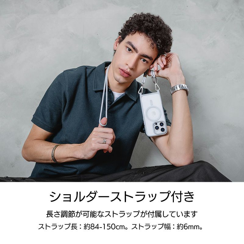 iPhone16e / iPhone16 Pro / iPhone16 ProMax / iPhone 16 / iPhone16 Plus ケース 耐衝撃 スマホケース 衝撃吸収 クリアケース スマホショルダー