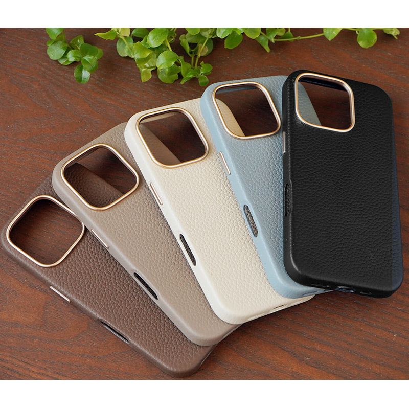 MagSafe対応 シュリンクレザー スマホケース iPhone16 Pro / iPhone16 ProMax / iPhone 16 ケース ブランド 本革 レザー 革 背面