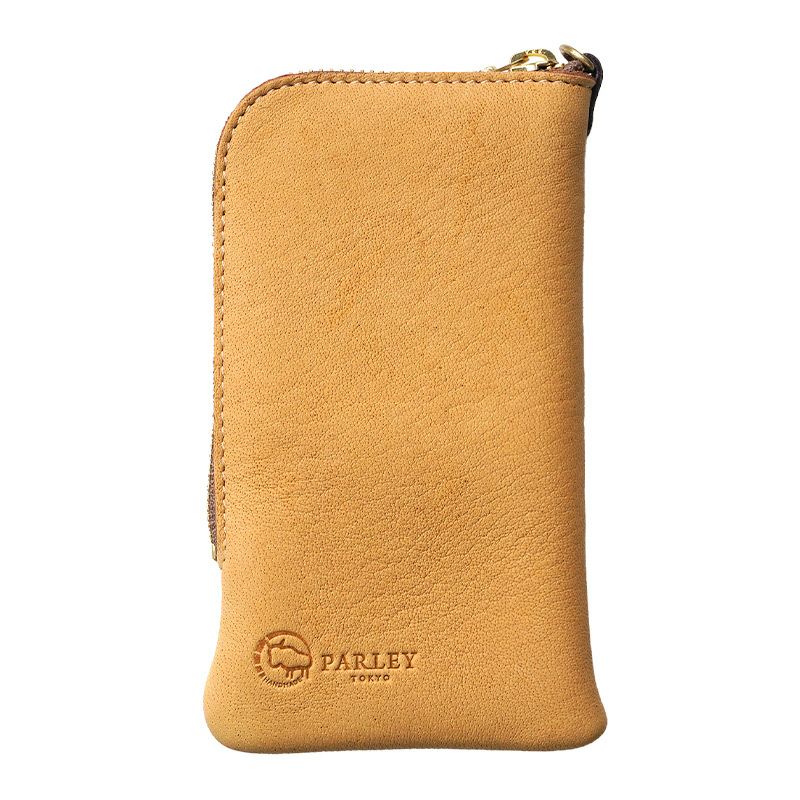 本革製 ペンケース スタンド レザー 鹿革 ブランド おしゃれ 大人 女性 社会人 シンプル 自立 大容量 革 縦型 筆箱 日本製 無地 PARLEY キャメル ブラウン