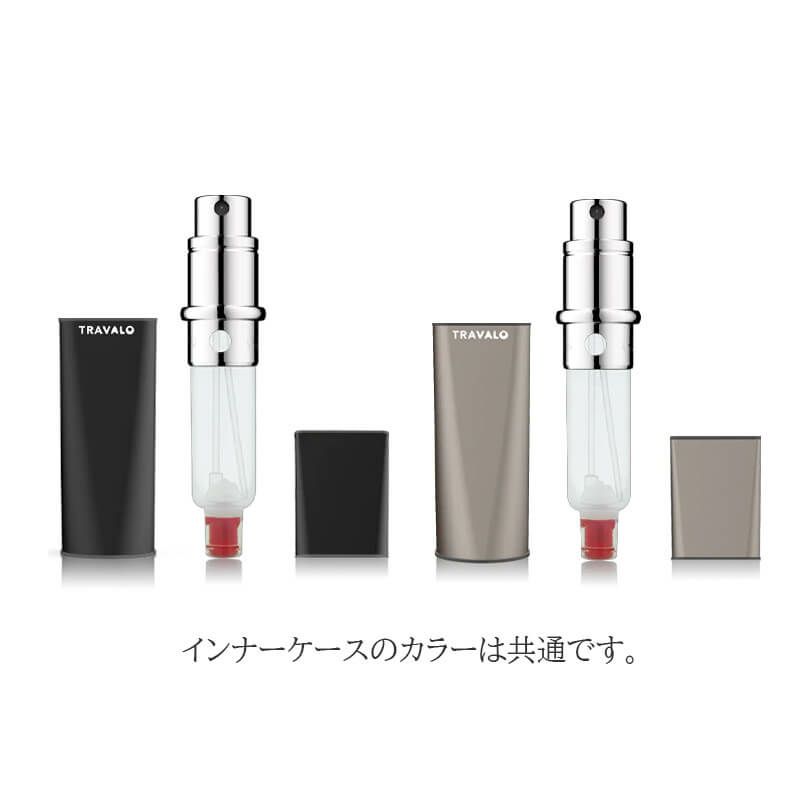  トラヴァ―ロ TRAVALO アトマイザー 香水 詰め替え チャージ 簡単 スプレー 5ml スリム 香水 携帯 持ち運び 
