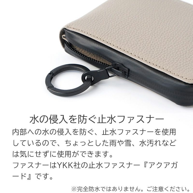 二つ折り財布 メンズ 本革 財布 AGILITY SGシュリンクレザー サイフ レザー 革 ラウンドファスナー