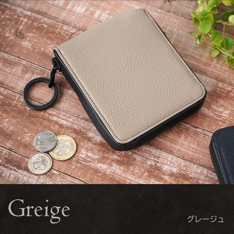 二つ折り財布 メンズ 本革 財布 AGILITY SGシュリンクレザー サイフ レザー 革 ラウンドファスナー