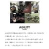 二つ折り財布 メンズ 本革 財布 AGILITY SGシュリンクレザー サイフ レザー 革 ラウンドファスナー