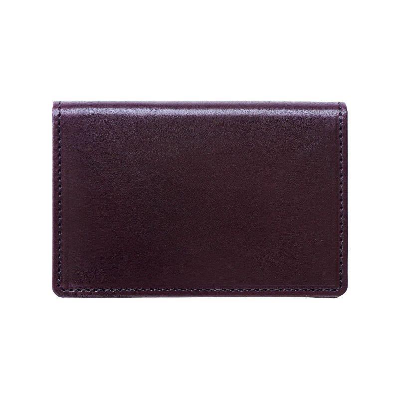 名刺入れ おしゃれ レディース メンズ 本革 キップレザー 牛革 ブランド 仕切り あり バイカラー 日本製 女性 男性 スリム 高級 パープル 紫 ピンク バイカラー