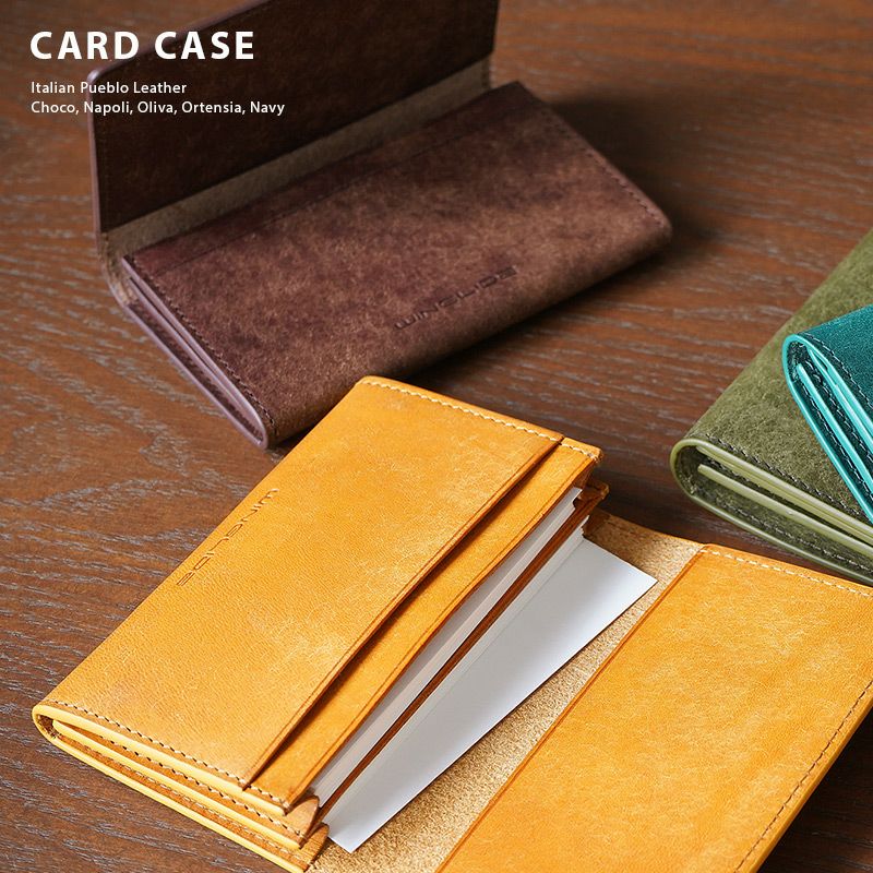 名刺入れ おしゃれ レディース メンズ 本革 プエブロレザー ブランド 仕切り あり 女性 男性 スリム 高級 社会人 就職祝い 昇進祝い