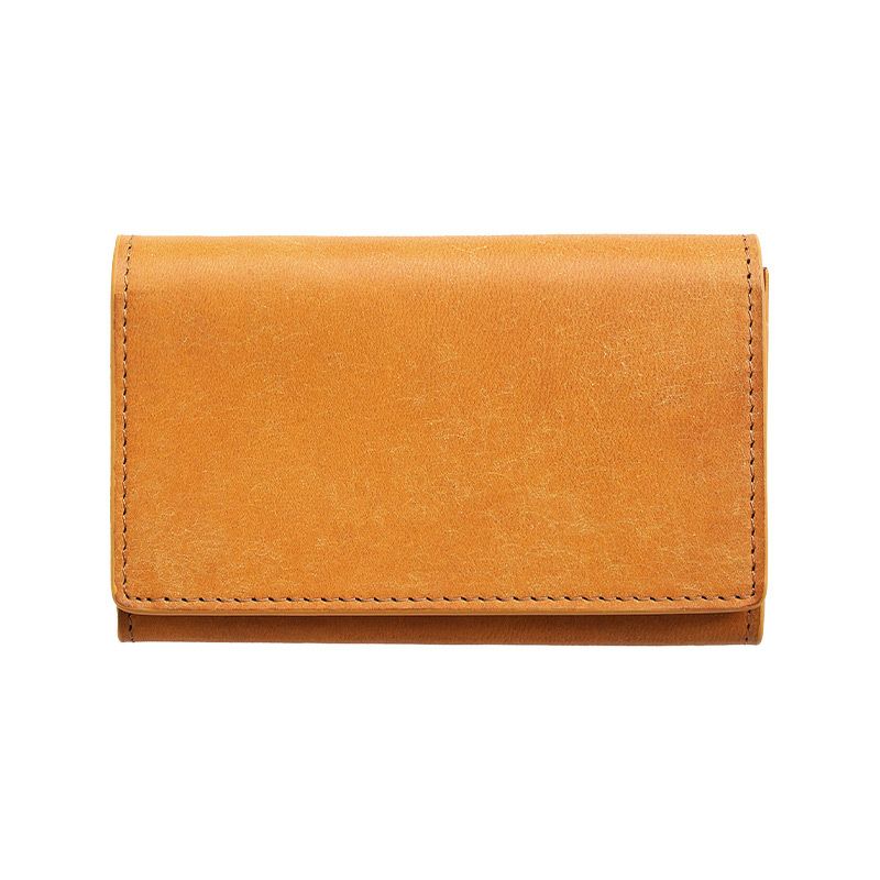 名刺入れ おしゃれ レディース メンズ 本革 プエブロレザー ブランド 仕切り あり 女性 男性 スリム 高級 社会人 就職祝い 昇進祝い 黄色 イエロー