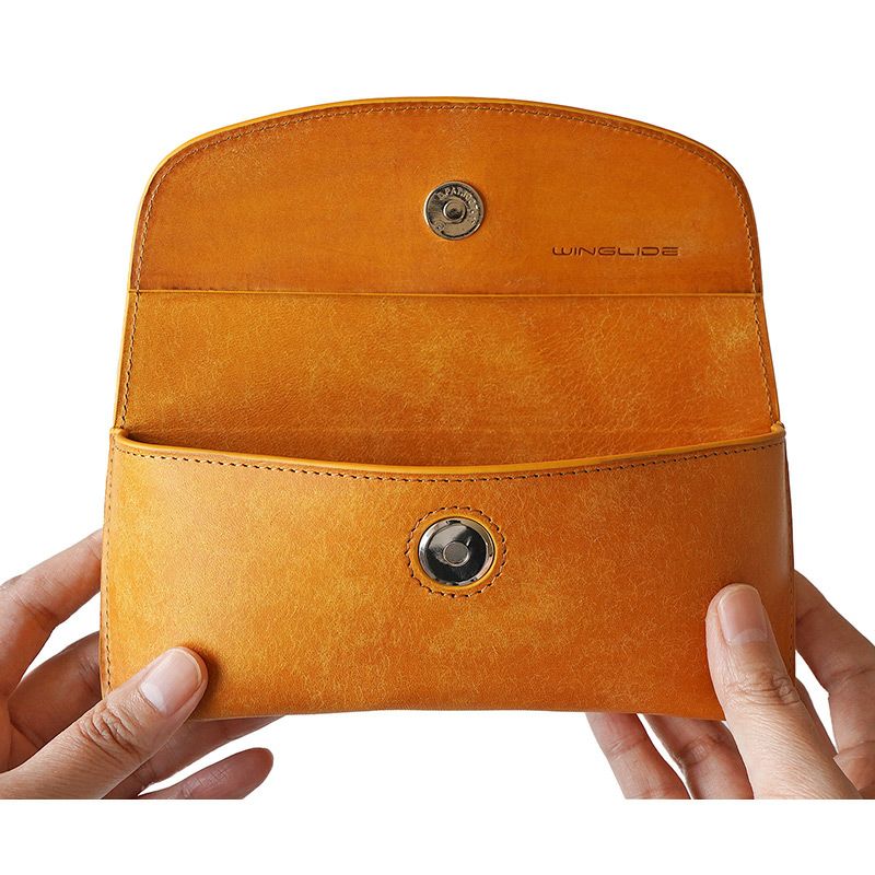 メガネケース 本革 プエブロ レザー おしゃれ シンプル 大きめ