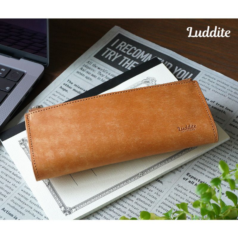 ラダイト ペンケース ロール おしゃれ 革 ブランド シンプル スリム コンパクト 高級 本革 フラット 一本ずつ レトロ 仕切り 付き 楽天