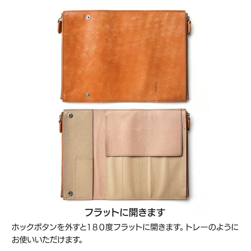 ラダイト ペンケース ロール おしゃれ 革 ブランド シンプル スリム コンパクト 高級 本革 フラット 一本ずつ レトロ 仕切り 付き 楽天