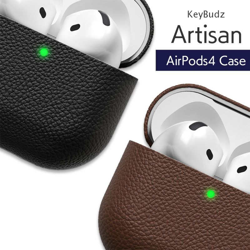 Airpods 4 ケース エアーポッズ カバー AirPods Case 本革製 イタリアン レザー 保護ケース イヤホン エアポッズ ギフト プレゼント