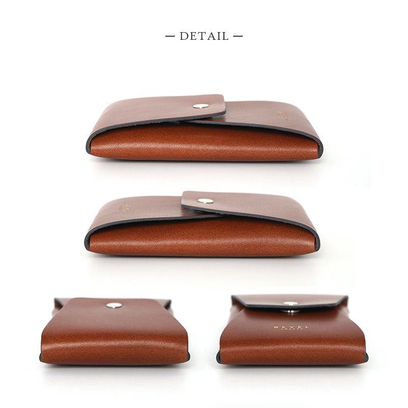 【牛革】カードケース 名刺入れ REVEL VERTICAL CARD CASE 縦型 本革 日本製