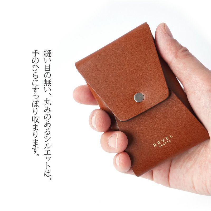 【牛革】カードケース 名刺入れ REVEL VERTICAL CARD CASE 縦型 本革 日本製