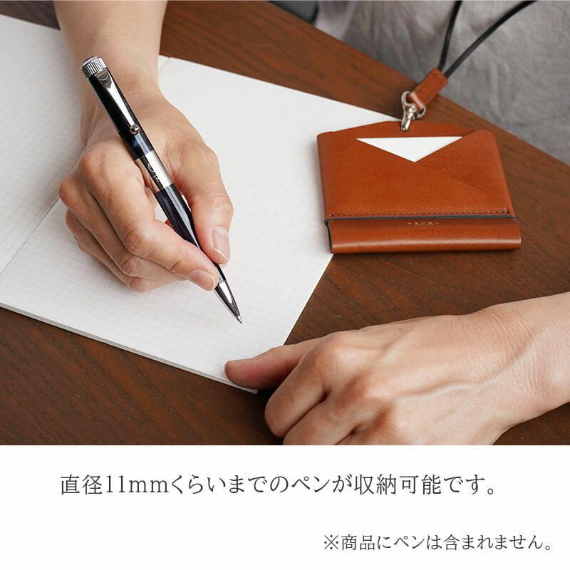 本革  IDカードホルダーパスケース ネームホルダー IDカードケース REVEL EMA ID CASE 社員証 ホルダー 名札ケース おしゃれ 革 レザー