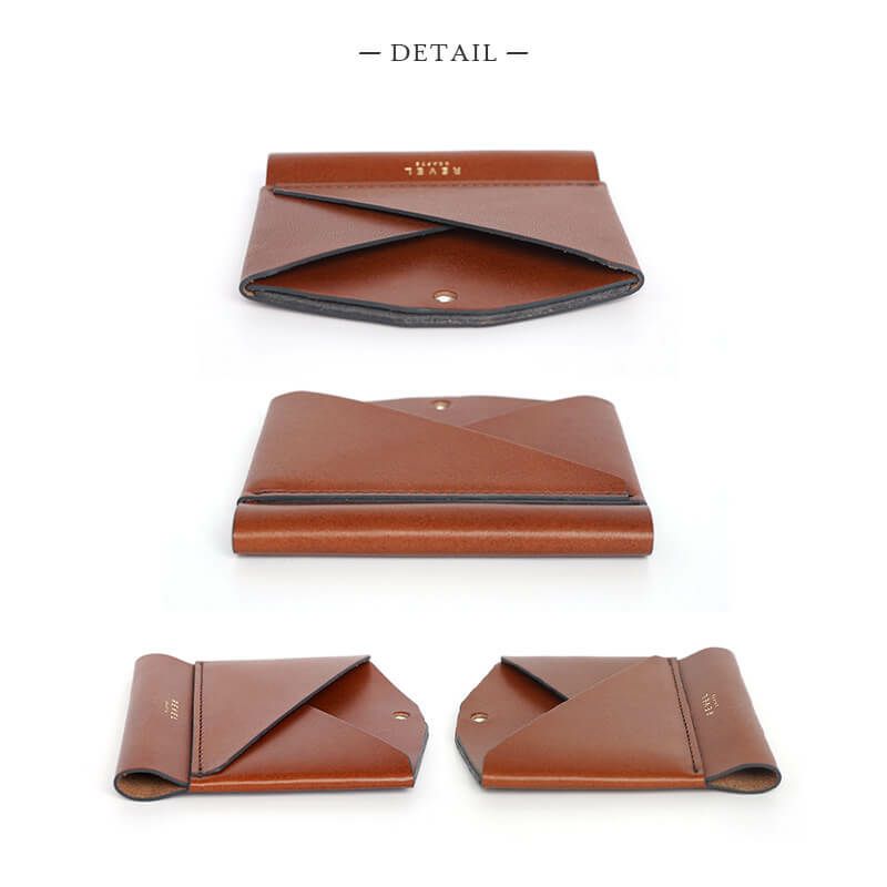 本革  IDカードホルダーパスケース ネームホルダー IDカードケース REVEL EMA ID CASE 社員証 ホルダー 名札ケース おしゃれ 革 レザー